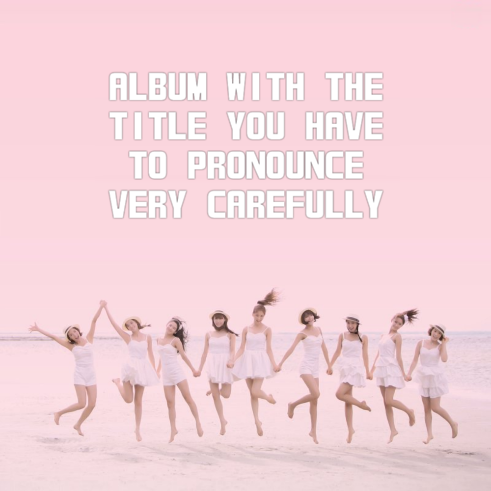 Album cover parody of All About Girls Generation: Paradise in Phuket by Girls Generation